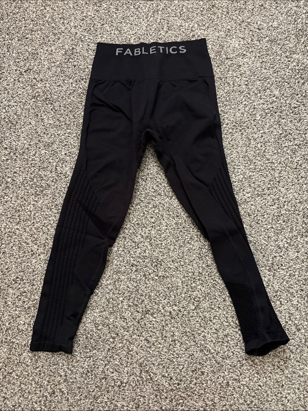Fabletics Black Seamless High-Rise Women Leggings
